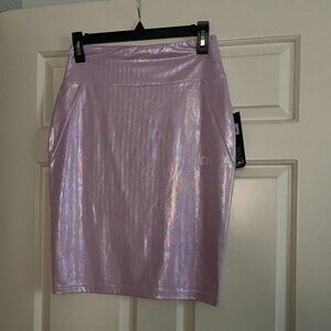 STARTER Pink Holographic skirt NWT M